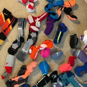 Nike Elites, Jordan Socks.